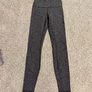 Lululemon Charcoal Gray High-Waisted Leggings